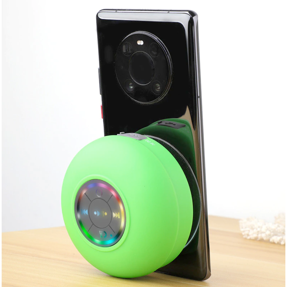 Mini Waterproof RGB Bluetooth Speaker – Portable with Colorful Lights