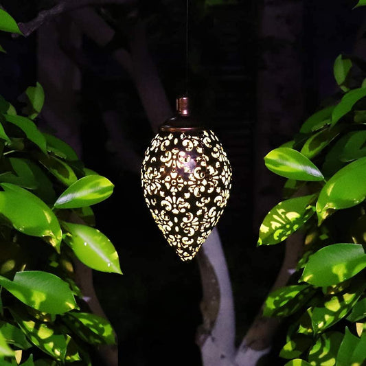 Solar LED Lantern Garland – Waterproof Hanging Outdoor Fairy Lights