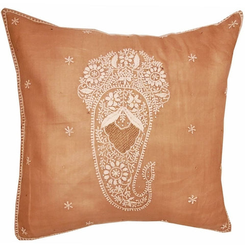 Brinda Embroidery Silk Cushion Cover - Elegant Home Accent Design