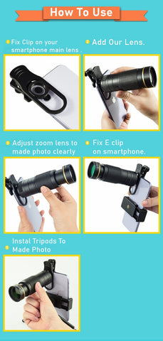 Dragon 36X Mobile Phone Lens Kit with Tripod – Perfect for Clear, Stable Photos