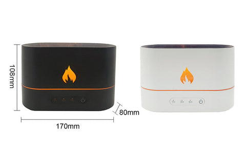 Essential Oil Diffuser with Flaming Effect and Timer – Aromatherapy