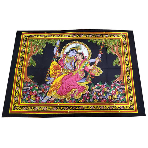 Krishna Images Aesthetic Black Colour Wall Art Decoration