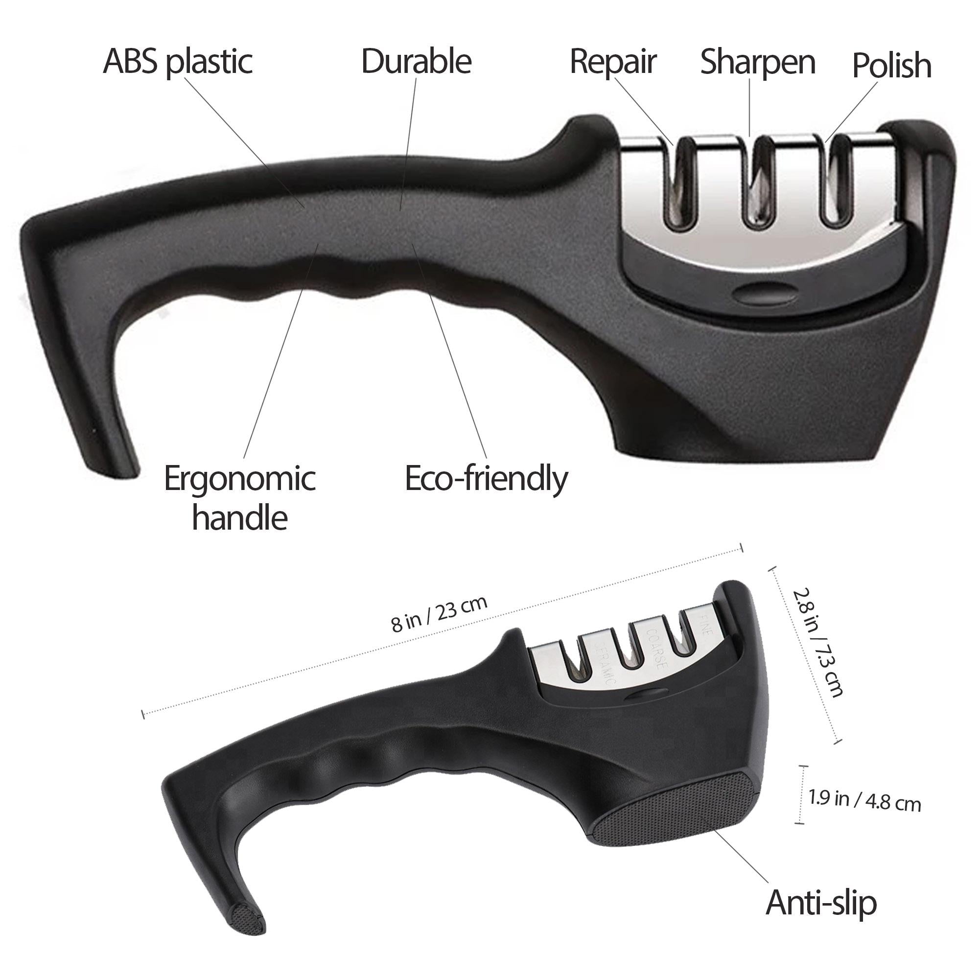 Professional Handheld Knife Sharpener – Perfect Kitchen Blade Sharpening Tool