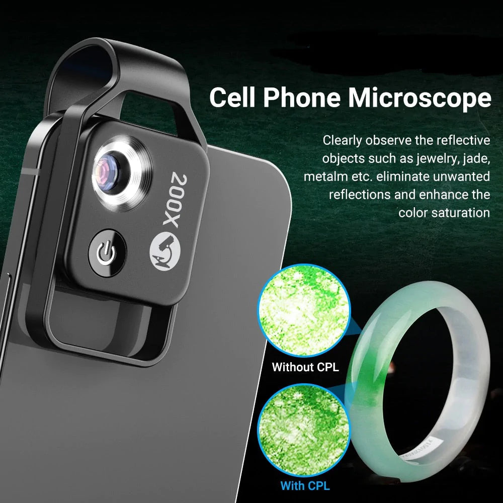 Dragon 200X Digital Zoom Lens for Mobile Phones – Capture Stunning Details